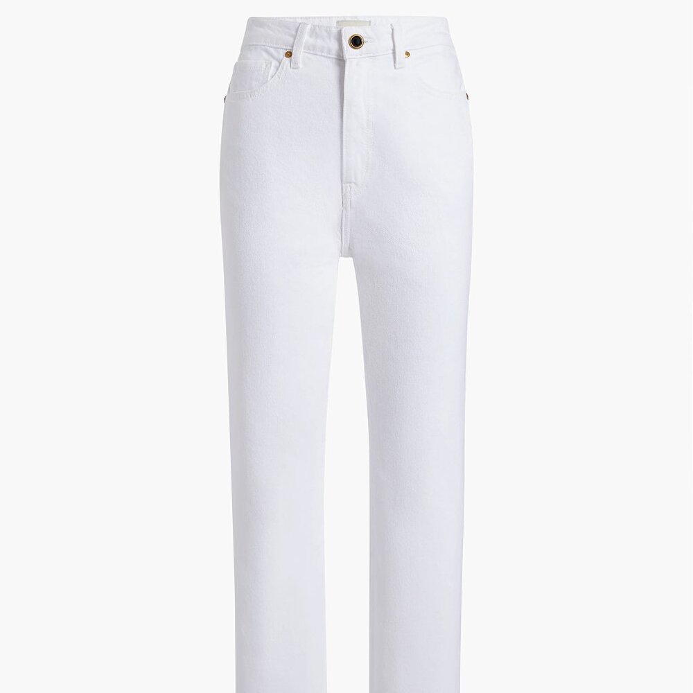 KHAITE Danielle Jeans in White size 28 NWOT